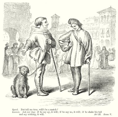 The Two Gentlemen of Verona by Henry Courtney (after) Selous