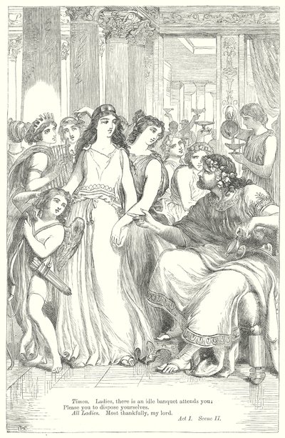 Timon of Athens by Henry Courtney (after) Selous