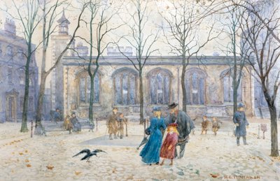The Church Raven, Tower of London by Henry Edward Tidmarsh