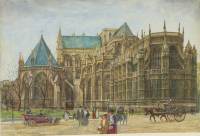 View of the Chapel of Henry VII at Westminster Abbey by Henry Edward Tidmarsh