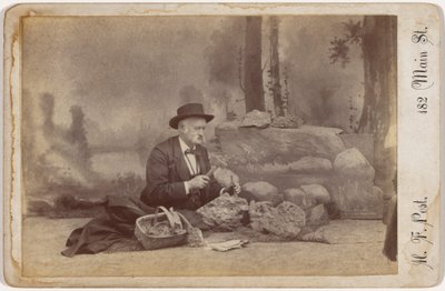 Dominic Parsons Hunting for Fossils, c. 1896 by Henry F. Post