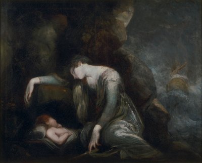 Danaë and Perseus on Seriphos(?) by Johann Heinrich Füssli