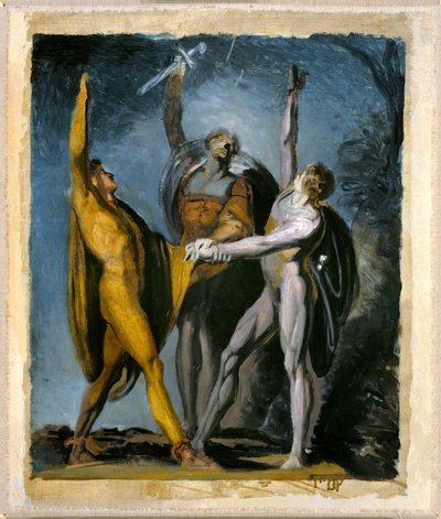 Sketch for Oath on the Rütli, Female Figure by Johann Heinrich Füssli