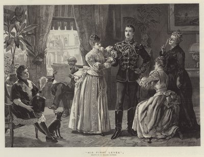 His First Levee by Henry Gillard Glindoni