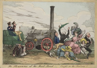 The Pleasures of the Rail Road - Caught in the Railway! by Henry Heath