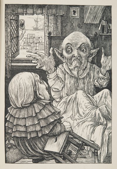 But oh, beamish nephew, beware of the day, from The Hunting of the Snark, an Agony in Eight Fits, by Lewis Carroll, pub. 1876 by Henry Holiday