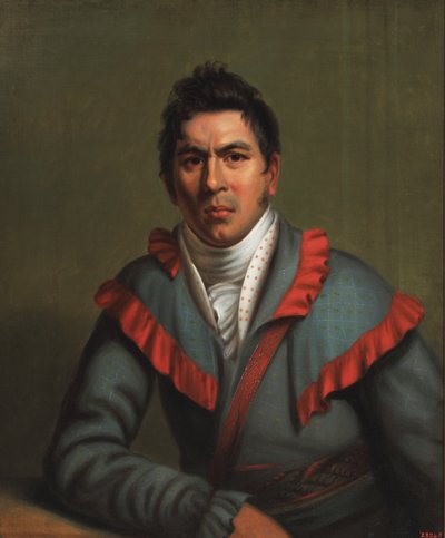 Charles Cornells, Okchai Fixico (Creek) 1831 by Henry Inman