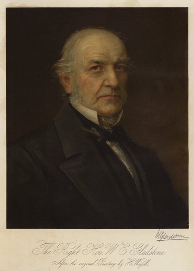 The Right Honourable W E Gladstone by Henry Jr. Weigall