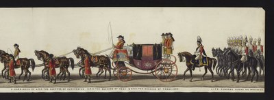 Part of the Panoramic View of the Entire Funeral Procession of Arthur, Duke of Wellington by Henry Jr and Sala Alken