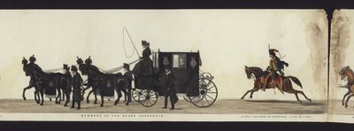 Part of the Panoramic View of the Entire Funeral Procession of Arthur, Duke of Wellington by Henry Jr and Sala Alken