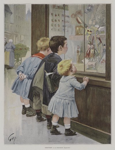 Temptation by Henri Jules Jean Geoffroy