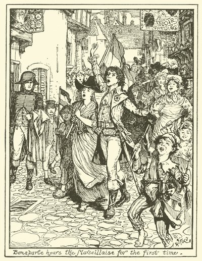 Bonaparte Hears the Marseillaise for the First Time by Henry Justice Ford