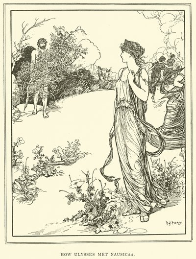 How Ulysses Met Nausicaa by Henry Justice Ford