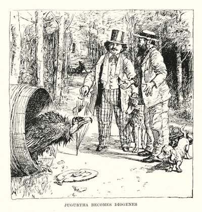 Jugurtha becomes Diogenes by Henry Justice Ford