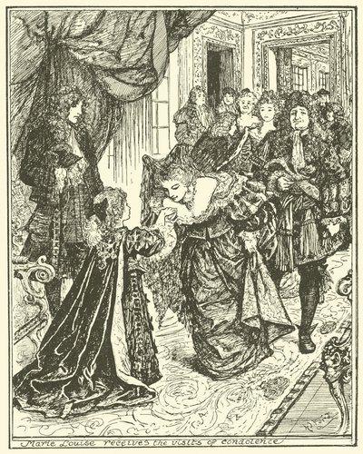 Marie Louise Receives the Visits of Condolence by Henry Justice Ford
