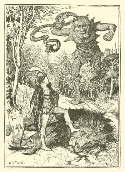 Prince Vivien and Princess Placida by Henry Justice Ford