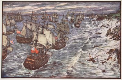 Quiberon Bay, 1759, Illustration from 