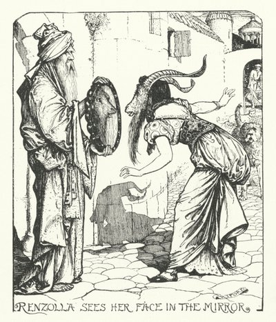 Renzolla Sees Her Face in the Mirror by Henry Justice Ford