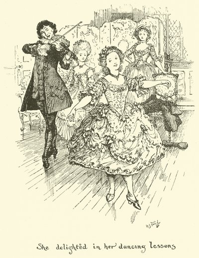 She Delighted in Her Dancing Lessons by Henry Justice Ford