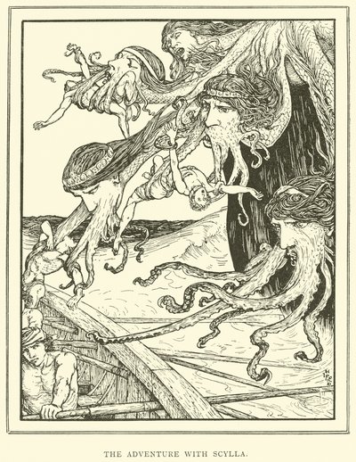 The Adventure with Scylla by Henry Justice Ford