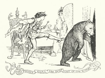 The Prince Kicks the Bear Out of the Room by Henry Justice Ford