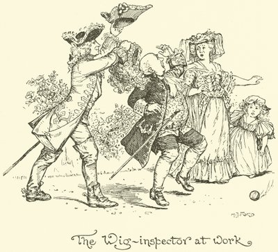 The Wig-Inspector at Work by Henry Justice Ford
