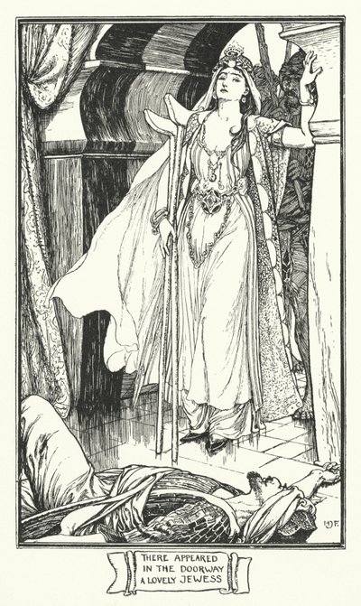 There Appeared in the Doorway a Lovely Jewess (engraving) by Henry Justice Ford