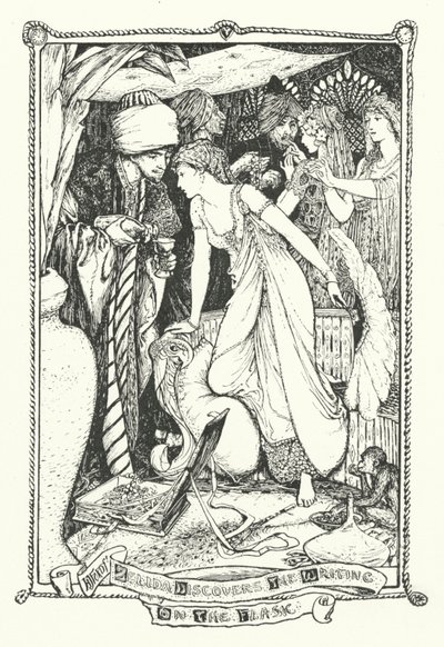 Zelida Discovers the Writing on the Flask by Henry Justice Ford