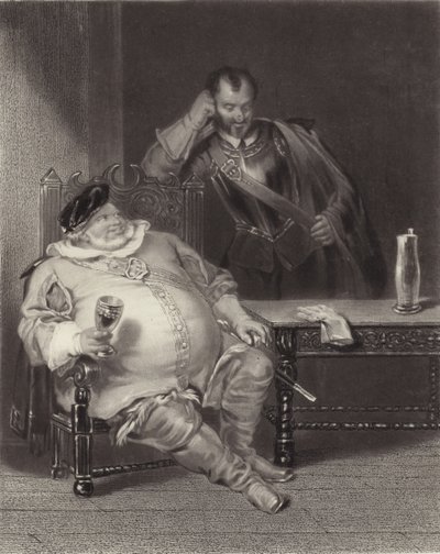 Falstaff and Bardolph by Henry Liverseege