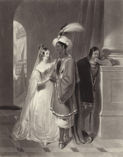 Othello and Desdemona by Henry Liverseege