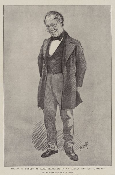 Mr. W. S. Penley as Lord Markham in 