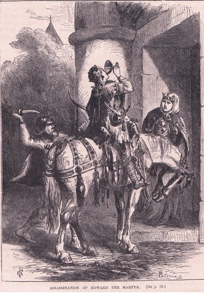 Assassination of Edward the Martyr AD 979 by Henry Marriott Paget