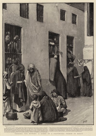 Feeding the Hungry, a Scene in a Provincial Prison in Egypt by Henry Marriott Paget