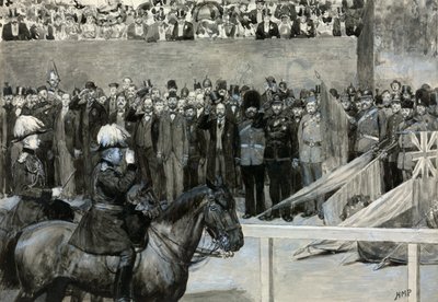 The Prince of Wales at the Volunteer Review, Horse Guard