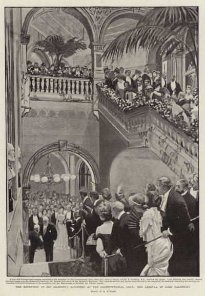 The Reception of His Majesty