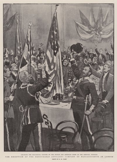 The Reception of the Honourable Artillery Company of Massachusetts in London by Henry Marriott Paget