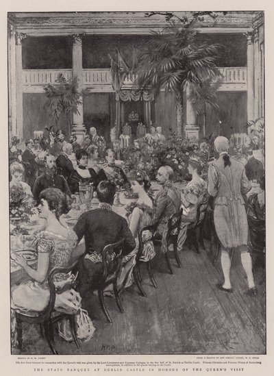 The State Banquet at Dublin Castle in Honour of the Queen