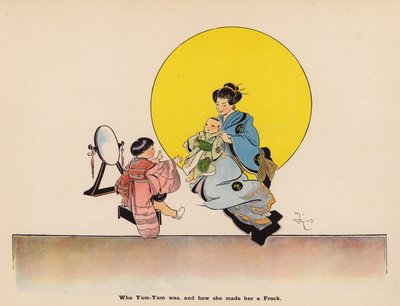 Illustration for The Adventures of a Japanese Doll by Henry Mayer