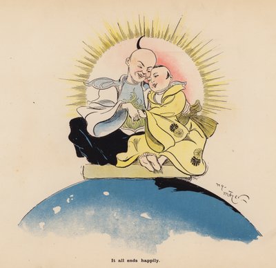 Illustration for The Adventures of a Japanese Doll by Henry Mayer
