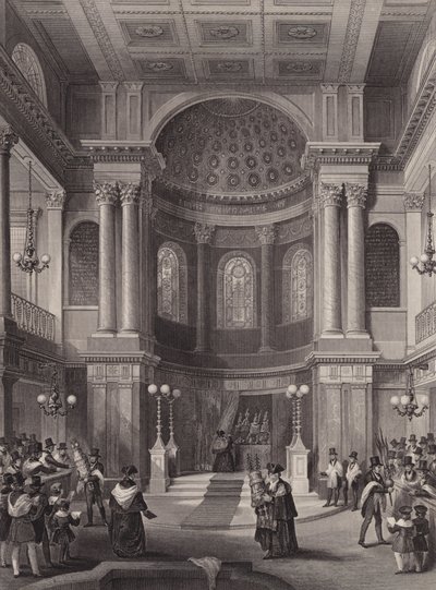 Celebration of the Feast of Tabernacles, Jewish Synagogue, Great St Helen