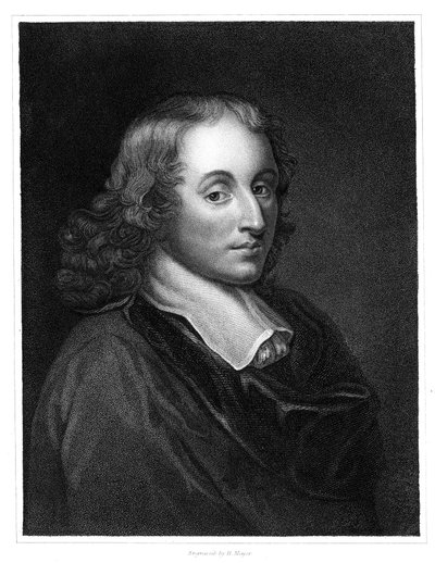 Blaise Pascal, 17th century French philosopher, mathematician, physicist and theologian by Henry Meyer