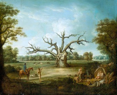 The Fairlop Oak, Hainault Forest by Henry Milbourne