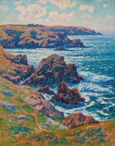 La Terre de Cléden, Point de Raz, Finistère by Henry Moret