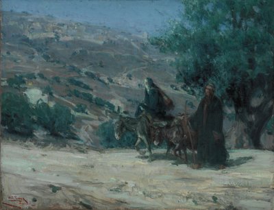 Flight into Egypt by Henry Ossawa Tanner