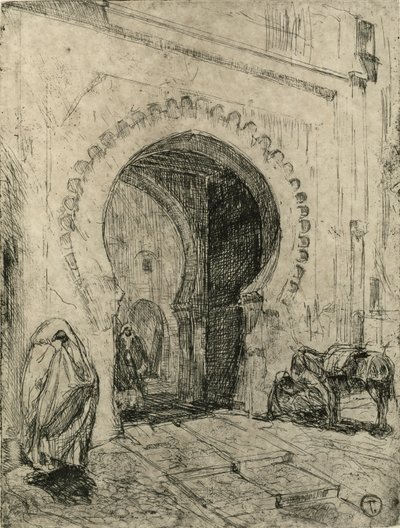 Gate in Tangier by Henry Ossawa Tanner