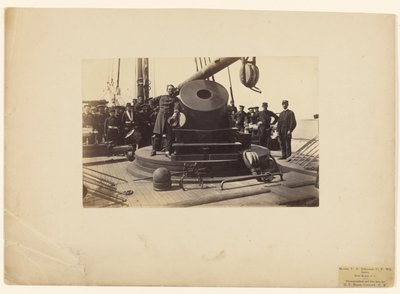Mortar on the U.S. Schooner C.P. Williams, Port Royal, S.C. by Henry P. Moore