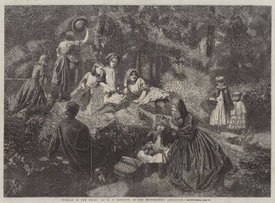 Holiday in the Woods by Henry Peach Robinson
