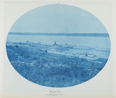 Guard Rock, Des Moines Rapids Canal L.W., 1885 by Henry Peter Bosse