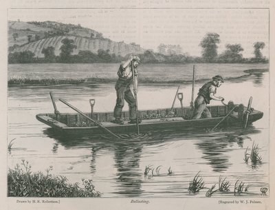 Ballasting on the River Thames by Henry Robert Robertson
