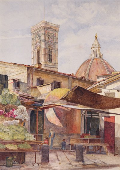Near the Duomo, Florence, 1878 by Henry Roderick Newman